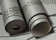 Ligne de courbe papier peint démontable moderne gris de conception pour le fond 0.53*10M de TV