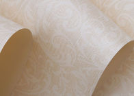 Matériel imperméable de vinyle de beau papier peint lavable de salon avec le modèle de feuille