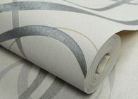 Papier peint inspiré asiatique de relief, revêtements muraux lavables de vinyle de modèle de feuille