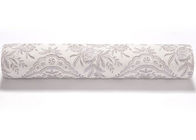 Modèle floral symétrique de relief de rétro papier peint de cru pour le salon