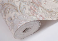 Vinyle imperméable rustique démontable de papier peint floral, papier peint de décoration de chambre à coucher