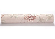 Papier peint modelé floral rustique pourpre pour des salons, maison décorant le papier peint