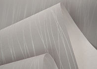 Papier peint démontable moderne de rayures grises simples pour la maison, revêtements muraux de relief