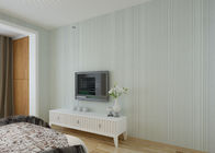 Simple Fashion Grey Modern Striped Wallpaper , Modern Self Adhesive Wallpaper For Hotel Room