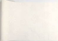 Surface moderne non tissée pure simple de troupeau de style de papier peint de blanc
