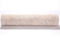 Papier peint de style campagnard de PVC avec le papier peint floral détachable et lumineux pour des murs