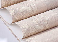 papier peint européen de style de PVC de rose durable de 0.53*10m pour la chambre à coucher/salon