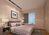 papier peint européen de style de PVC de rose durable de 0.53*10m pour la chambre à coucher/salon