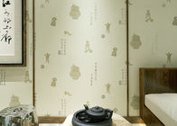 style chinois de décoration intérieur collé de papier peint de preuve de moule de 0.685*8.23m non -