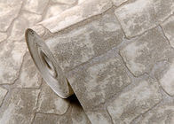 papier peint démontable non tissé de brique du Faux 472g/㎡ pour l'administration, modèle en pierre