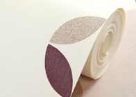 Rose et papier peint démontable beige de PVC, papier peint moderne pour des chambres à coucher