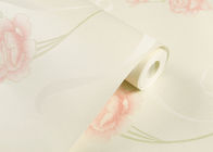 Papier peint floral beige de style campagnard de modèle/Wallcovering non tissé imperméable