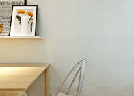 Papier non tissé de Wallcovering de beige, papier peint rayé moderne pour la chambre à coucher et salon