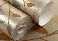 Économique embellissez le papier peint démontable moderne de feuilles pour la décoration à la maison, couleur pure