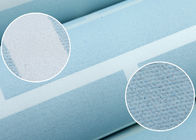 Matériaux non tissés auto-adhésifs bleus de papier peint d'effet de la brique 3D, pré - collé
