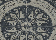 Rétro papier peint noir de chambre à coucher du Wallcovering de cru de cercle imperméable/0.53*10M