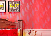 Papier peint de maison d'isolation thermique/papier peint rouge contemporain pour le salon