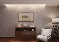 Le papier peint de relief du salon 3D à la maison avec le modèle floral symétrique, CSA a approuvé