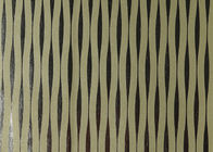 Écologique de relief humide de salon de pièce de ménage rayé moderne non-tissé de papier peint