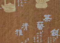 Le papier peint inspiré asiatique de style chinois, a mouillé le papier peint de relief de salle à manger