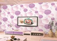 Papier peint unisexe de la chambre à coucher des enfants d'isolation thermique pour le modèle floral de décoration