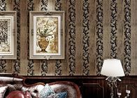 Style classique d'Européen de Wallcovering de velours de papier peint de conception de fond du ménage TV