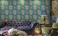 Wallcovering confortable moderne Chine de PVC du style 0.53*10M de papier peint de décor de fond du sofa TV de vinyle