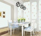 Décor européen de chambre à coucher de salon de style de papier peint floral de luxe de PVC 0.53*10M en stock