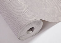 Wallcovering de vinyle/papier peint lavables gris profondément de relief étanche à l'humidité