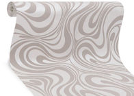papier peint de luxe moderne tissé démontable de 0.7*8.4M non - avec la courbe abstraite