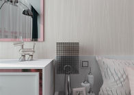 Papier peint démontable moderne de rayures grises simples pour la maison, revêtements muraux de relief
