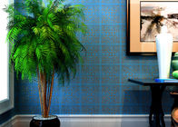 Bleu à large gamme bronzant le papier peint démontable moderne de papier non-tissé pour le salon
