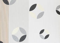 Revêtements muraux démontables modernes noirs et blancs de contemporain de papier peint de PVC