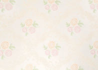 Wallcovering non tissé floral beige de modèle, intérieur décorant GV CSA de papier peint