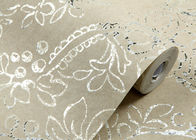 Le papier peint de maison de modèle de fleurs de feuille pour des murs de Chambre/assez cru Wallpapers