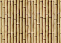La nature 3d en bambou autoguident le papier peint, papier peint d'effet du salon 3d pour des murs